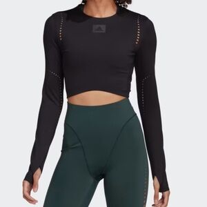 Adidas Long Sleeve Cropped Top